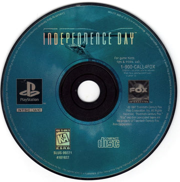 Independence Day | PlayStation | physical media | region=North America | source-country=United States | zypher-v2 | moby-1b9e65001ddf | Data by MobyGames.com