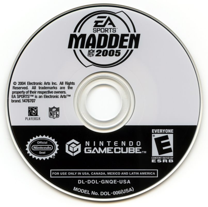 Madden NFL 2005 | GameCube | physical media | region=North America | source-country=Canada,United States | zypher-v2 | moby-7ba0a6e67edc | Data by MobyGames.com