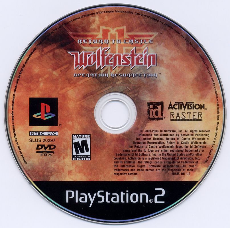 
Return to Castle Wolfenstein: Operation Resurrection | PlayStation 2 | physical media | Data by MobyGames.com