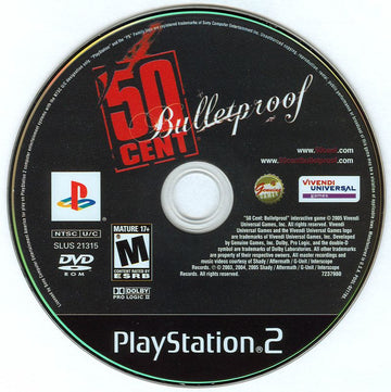 
50 Cent: Bulletproof | PlayStation 2 | physical media | Data by MobyGames.com