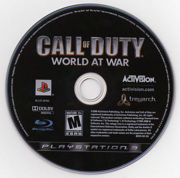 Call of Duty: World at War | PlayStation 3 | physical media | region=North America | source-country=United States | zypher-v2 | moby-89d9237d33e1 | Data by MobyGames.com