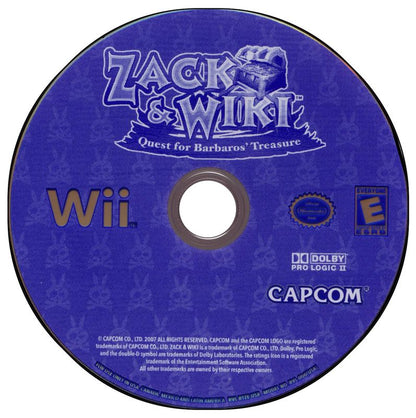 Zack & Wiki: Quest for Barbaros' Treasure | Wii | physical media | region=North America | source-country=Argentina,Brazil,Canada,Chile,Colombia,Mexico,United States,Uruguay | zypher-v2 | moby-3a312168c28b | Data by MobyGames.com