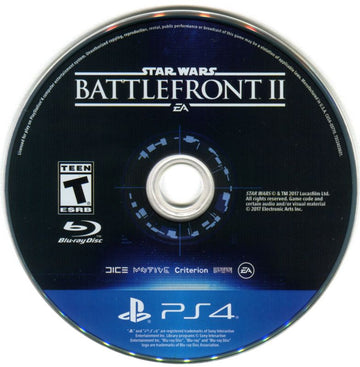 Star Wars: Battlefront II | PlayStation 4 | physical media | region=North America | source-country=United States | zypher-v2 | moby-37a162e7f4c0 | Data by MobyGames.com