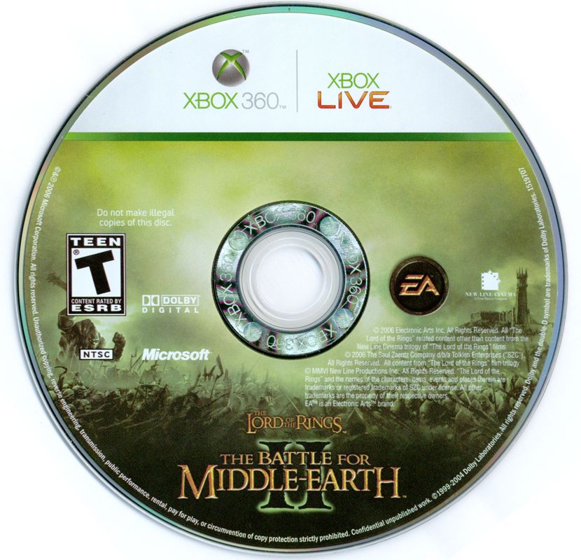 The Lord of the Rings: The Battle for Middle-earth II | Xbox 360 | physical media | region=North America | source-country=Canada,United States | zypher-v2 | moby-966a0a842477 | Data by MobyGames.com