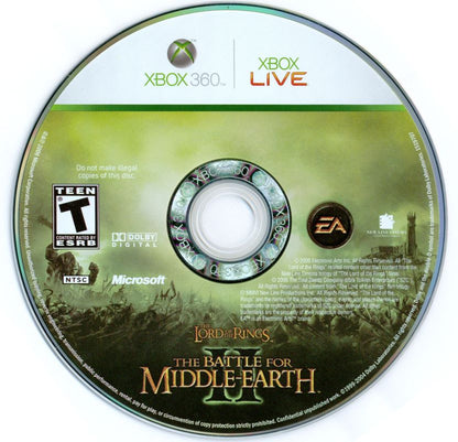 The Lord of the Rings: The Battle for Middle-earth II | Xbox 360 | physical media | region=North America | source-country=Canada,United States | zypher-v2 | moby-966a0a842477 | Data by MobyGames.com