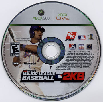 Major League Baseball 2K8 | Xbox 360 | physical media | region=North America | source-country=United States | zypher-v2 | moby-9d88783154f4 | Data by MobyGames.com