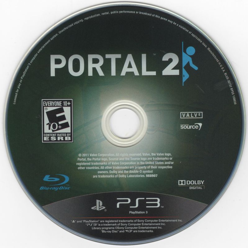 Portal 2 | PlayStation 3 | physical media | region=North America | source-country=Canada,United States | zypher-v2 | moby-ae2a23284871 | Data by MobyGames.com