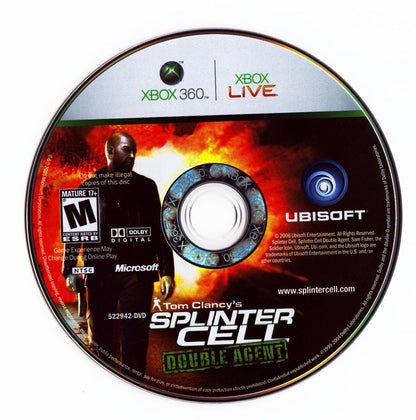 Tom Clancy's Splinter Cell: Double Agent | Xbox 360 | physical media | region=North America | source-country=Canada,United States | zypher-v2 | moby-e1d42b48bde3 | Data by MobyGames.com
