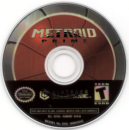 Metroid Prime | GameCube | physical media | region=North America | source-country=Canada,Mexico,United States | zypher-v2 | moby-223f0f574a64 | Data by MobyGames.com