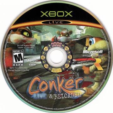 Conker: Live & Reloaded | Xbox | physical media | region=North America | source-country=United States | zypher-v2 | moby-665a1a777e0d | Data by MobyGames.com