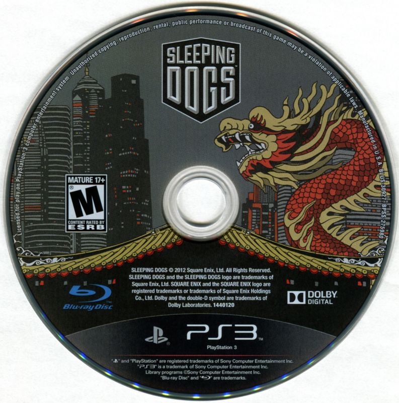Sleeping Dogs | PlayStation 3 | physical media | Data by MobyGames.com