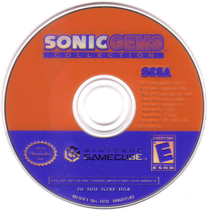 Sonic Gems Collection | GameCube | physical media | region=North America | source-country=Canada,Mexico,United States | zypher-v2 | moby-b5786ee2ac60 | Data by MobyGames.com
