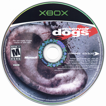 
Reservoir Dogs | Xbox | physical media | Region: North America | source-country=United States | Data by MobyGames.com