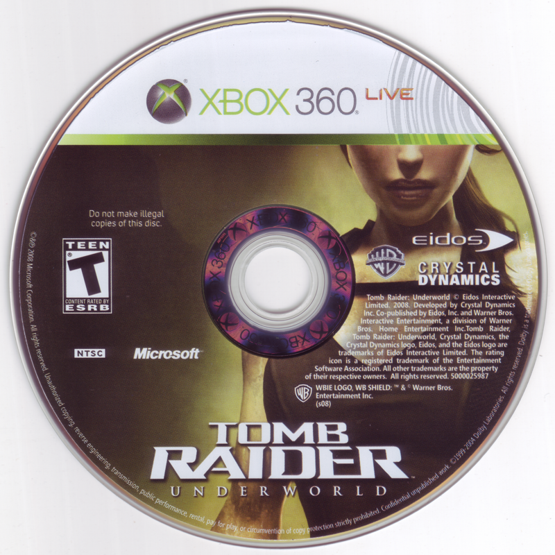 Tomb Raider: Underworld | Xbox 360 | physical media | Data by MobyGames.com