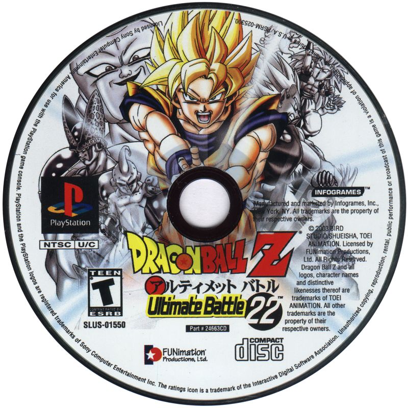 Dragon Ball Z: Ultimate Battle 22 | PlayStation | physical media | region=North America | source-country=Canada,United States | zypher-v2 | moby-9bc6436a0099 | Data by MobyGames.com