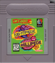 
Arcade Classic 2: Centipede / Millipede | Game Boy | game disc 1 of 1 | Data by MobyGames.com