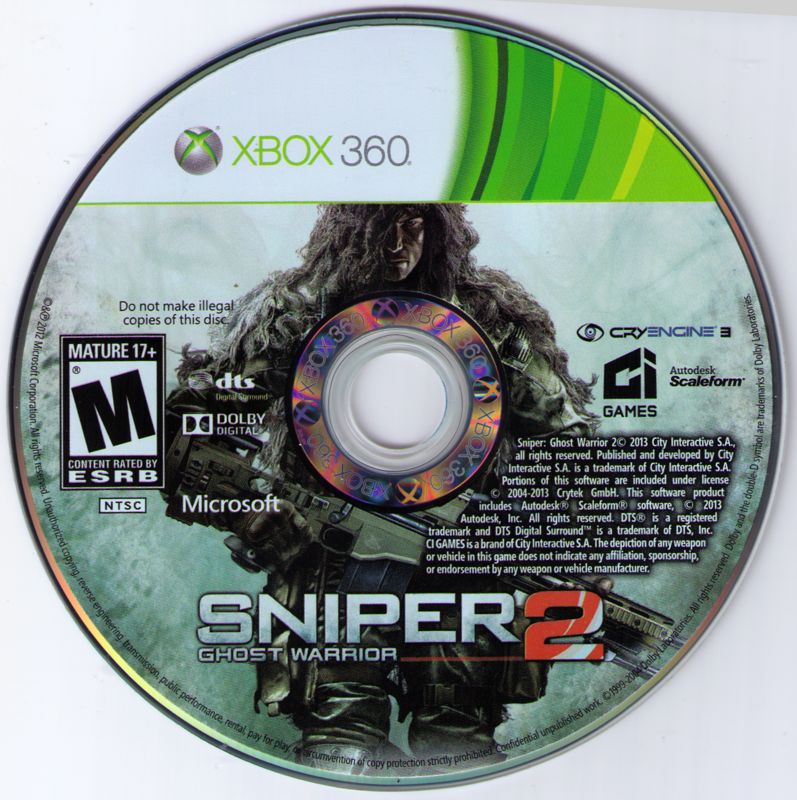 Sniper: Ghost Warrior 2 | Xbox 360 | physical media | region=North America | source-country=United States | zypher-v2 | moby-b286ecba45c4 | Data by MobyGames.com