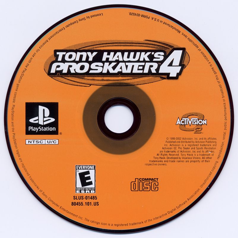 
Tony Hawk's Pro Skater 4 | PlayStation | physical media | Data by MobyGames.com