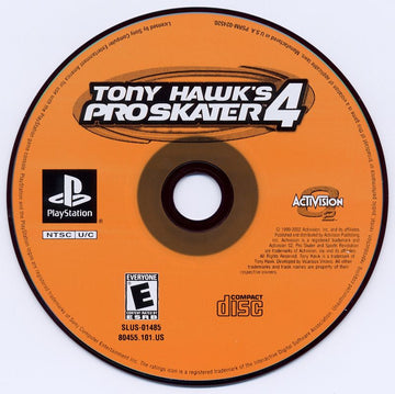 
Tony Hawk's Pro Skater 4 | PlayStation | physical media | Data by MobyGames.com