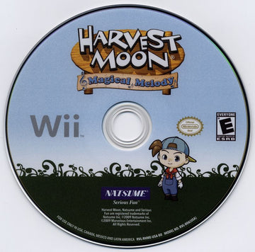 
Harvest Moon: Magical Melody | Wii | physical media | Region: North America | source-country=United States | Data by MobyGames.com