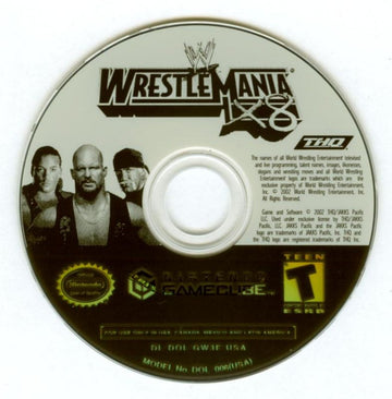 WWE WrestleMania X8 | GameCube | physical media | region=North America | source-country=Canada,Mexico,Other,United States | zypher-v2 | moby-01e1887b5c7a | Data by MobyGames.com