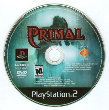Primal | PlayStation 2 | physical media | region=North America | source-country=Canada,United States | zypher-v2 | moby-18cc7a4022c6 | Data by MobyGames.com