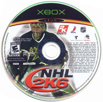 NHL 2K6 | Xbox | physical media | region=North America | source-country=United States | zypher-v2 | moby-0cbdbf5b1c99 | Data by MobyGames.com