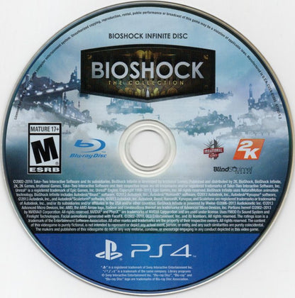 
BioShock: The Collection | PlayStation 4 | game disc 2 of 2 | Data by MobyGames.com