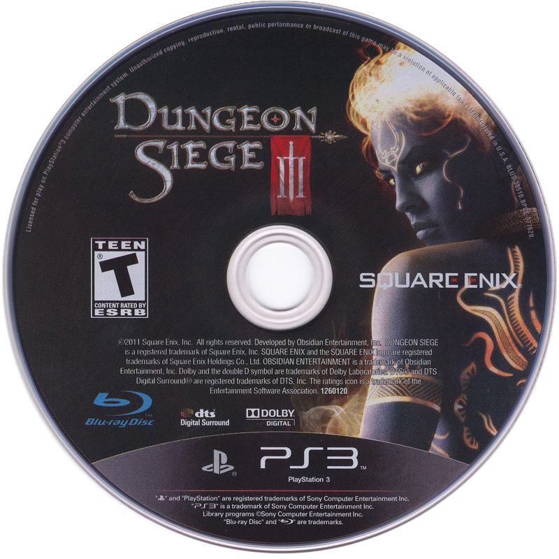 Dungeon Siege III | PlayStation 3 | physical media | Region: North America | source-country=Canada | Data by MobyGames.com