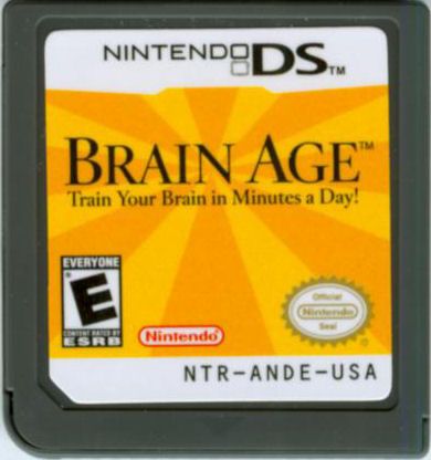 
Brain Age: Train Your Brain in Minutes a Day! | Nintendo DS | physical media | Region: North America | source-country=Canada,Mexico,Other,United States | Data by MobyGames.com