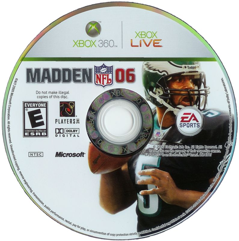 Madden NFL 06 | Xbox 360 | physical media | region=North America | source-country=United States | zypher-v2 | moby-f19b785a369e | Data by MobyGames.com