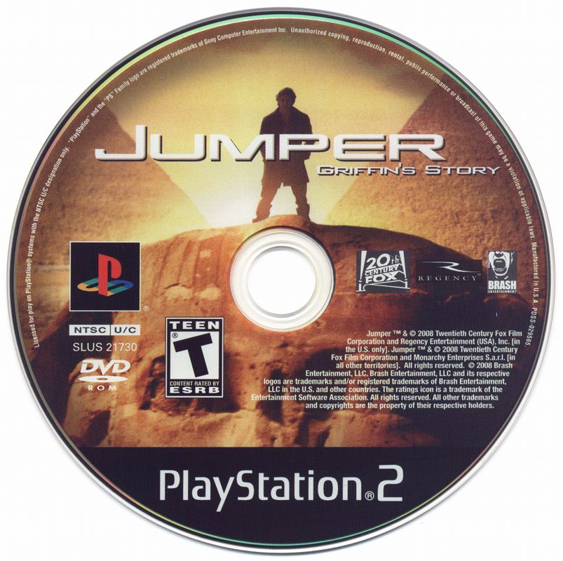 Jumper: Griffin's Story | PlayStation 2 | physical media | Data by MobyGames.com