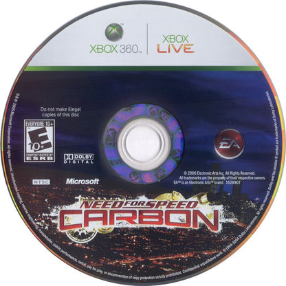 
Need for Speed: Carbon | Xbox 360 | physical media | Data by MobyGames.com