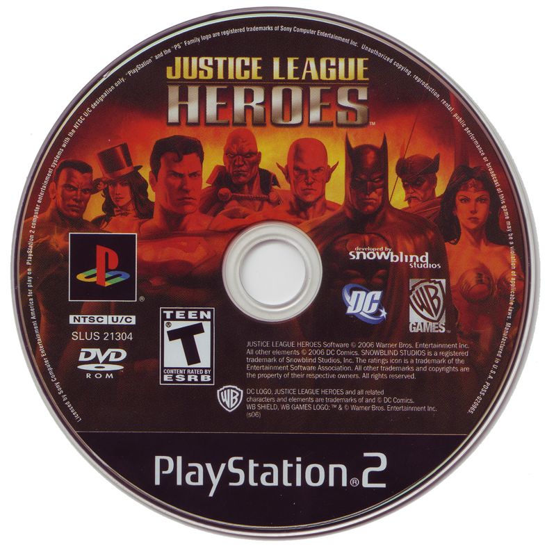 
Justice League Heroes | PlayStation 2 | physical media | Data by MobyGames.com