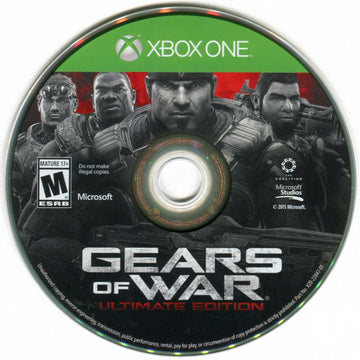 
Gears of War: Ultimate Edition | Xbox One | game disc 1 of 1 | Data by MobyGames.com