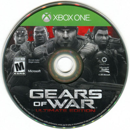 
Gears of War: Ultimate Edition | Xbox One | game disc 1 of 1 | Data by MobyGames.com