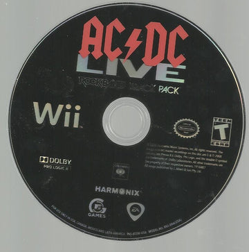 AC/DC Live: Rock Band - Track Pack | Wii | physical media | region=North America | source-country=United States | zypher-v2 | moby-74e37ad03ab7 | Data by MobyGames.com