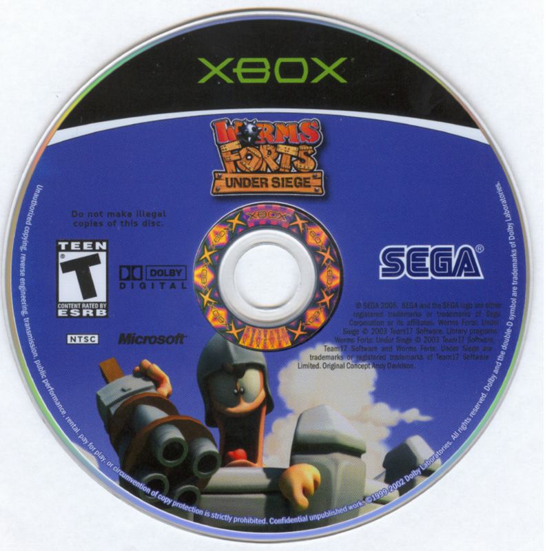 
Worms Forts: Under Siege | Xbox | physical media | Region: North America | source-country=United States | Data by MobyGames.com