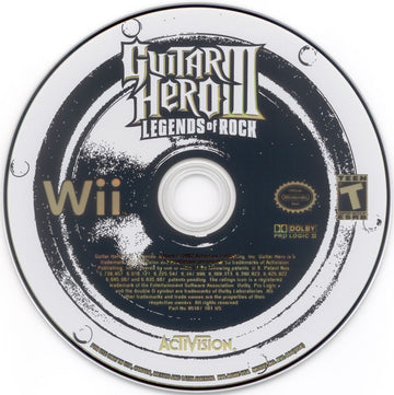 
Guitar Hero III: Legends of Rock | Wii | physical media | Data by MobyGames.com