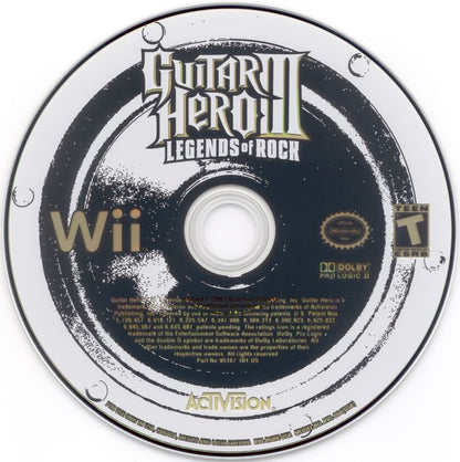 
Guitar Hero III: Legends of Rock | Wii | physical media | Data by MobyGames.com