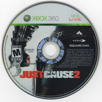 
Just Cause 2 | Xbox 360 | physical media | Data by MobyGames.com