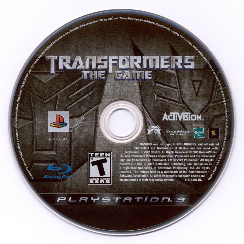
Transformers: The Game | PlayStation 3 | physical media | Region: North America | source-country=United States | Data by MobyGames.com