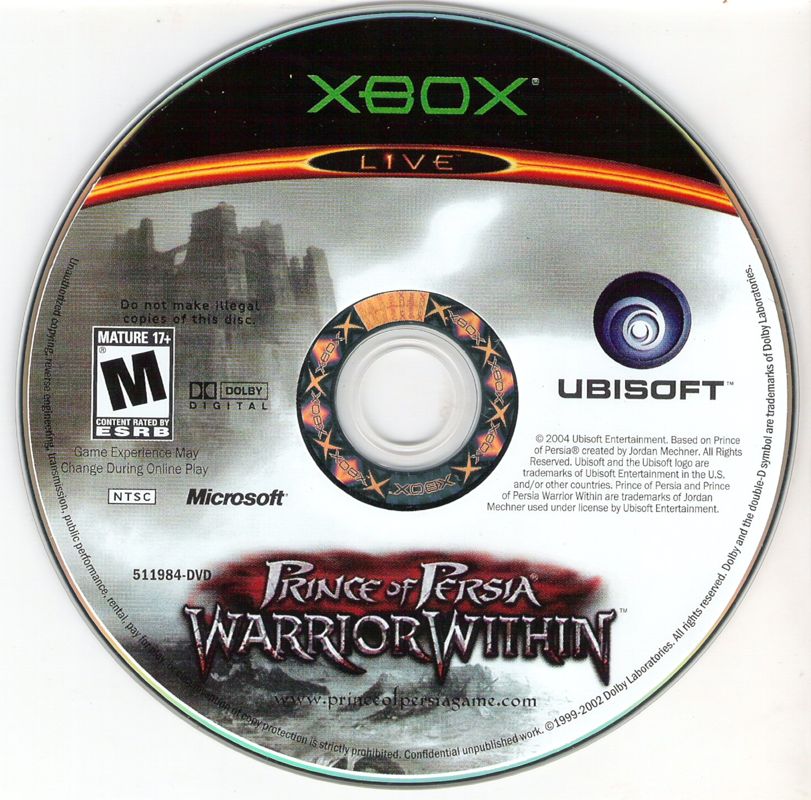 Prince of Persia: Warrior Within | Xbox | physical media | region=North America | source-country=Canada,United States | zypher-v2 | moby-9bc85809ba7b | Data by MobyGames.com