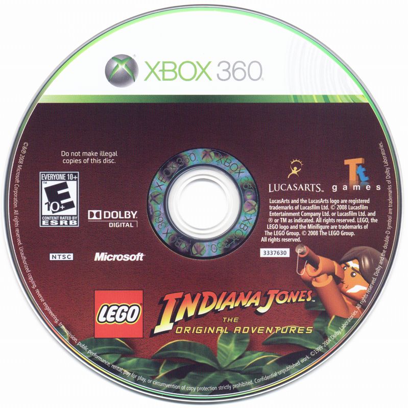 LEGO Indiana Jones: The Original Adventures | Xbox 360 | physical media | Region: North America | source-country=United States | Data by MobyGames.com