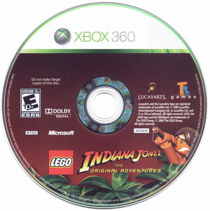 
LEGO Indiana Jones: The Original Adventures | Xbox 360 | physical media | Region: North America | source-country=United States | Data by MobyGames.com