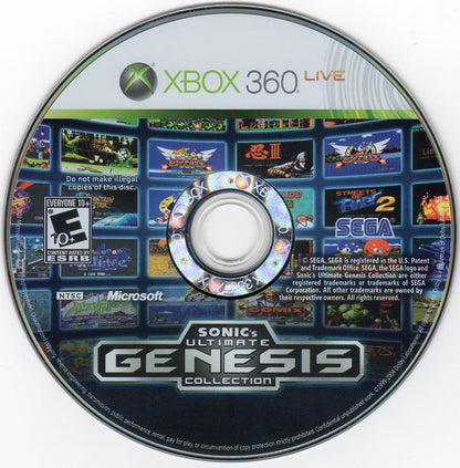 Sonic's Ultimate Genesis Collection | Xbox 360 | physical media | region=North America | source-country=United States | zypher-v2 | moby-04f0a68e7225 | Data by MobyGames.com