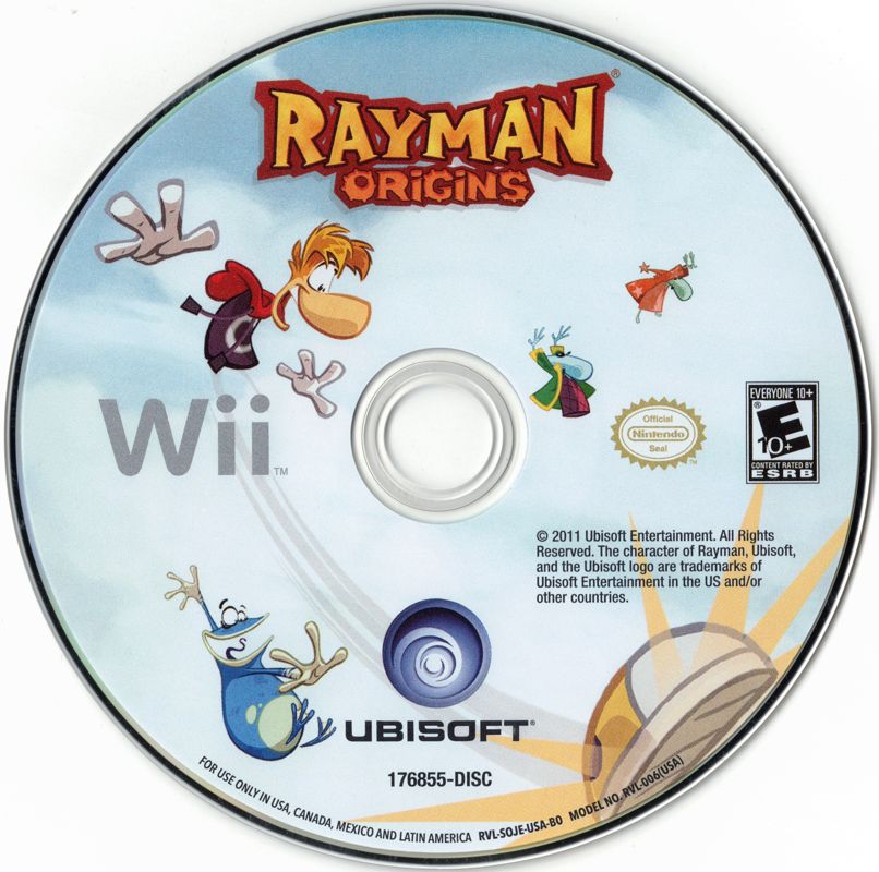 Rayman Origins | Wii | physical media | region=North America | source-country=United States | zypher-v2 | moby-b5884a07d3cd | Data by MobyGames.com