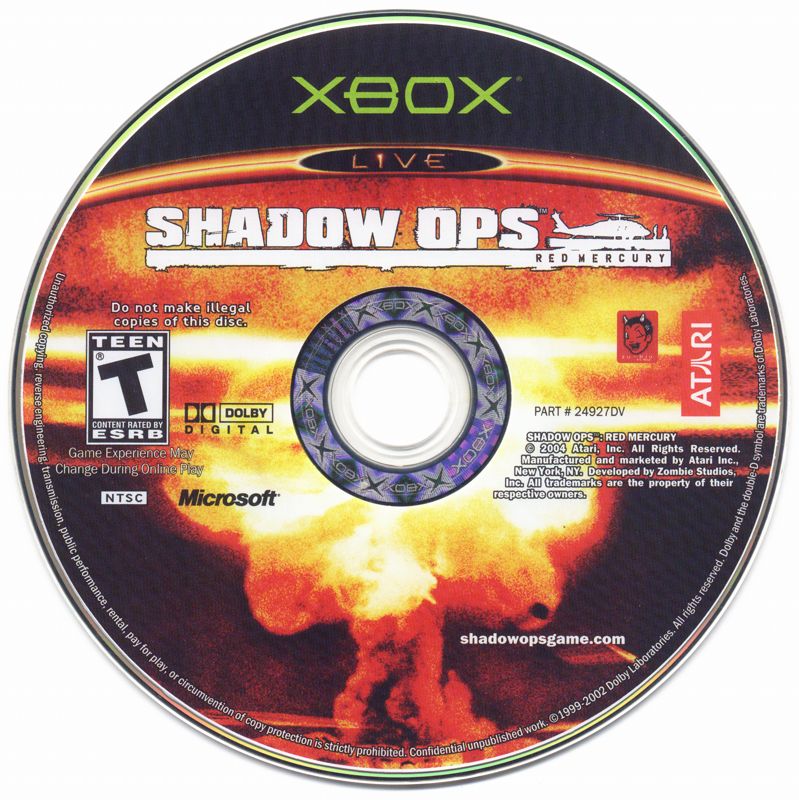 
Shadow Ops: Red Mercury | Xbox | physical media | Data by MobyGames.com