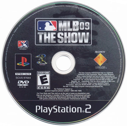 MLB 09: The Show | PlayStation 2 | physical media | region=North America | source-country=United States | zypher-v2 | moby-47cc869e3dce | Data by MobyGames.com