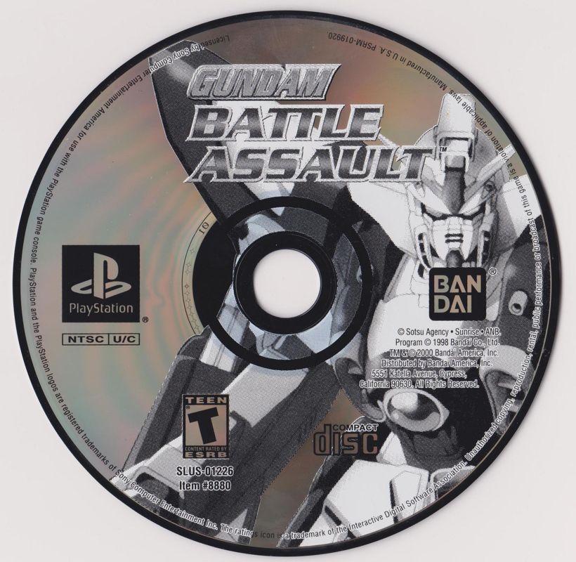 
Gundam Battle Assault | PlayStation | physical media | Data by MobyGames.com